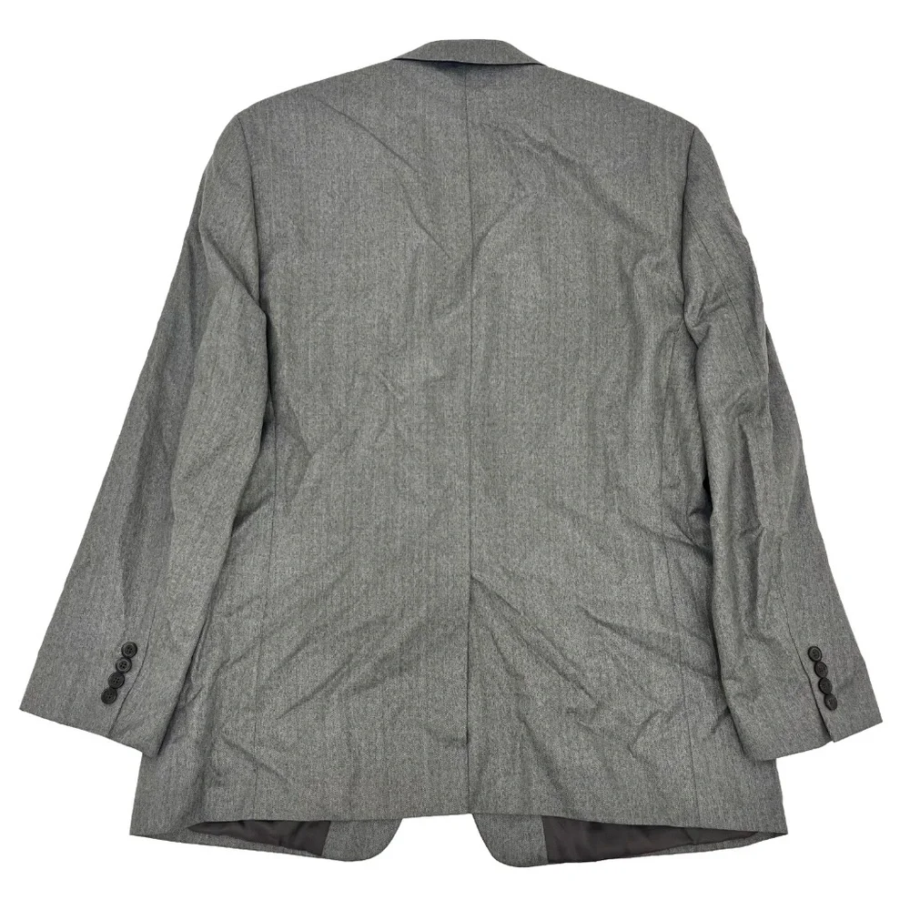 Lauren Ralph Lauren Mens 44 Sport Coat Single Breasted Gray 2-Button Notch Lapel